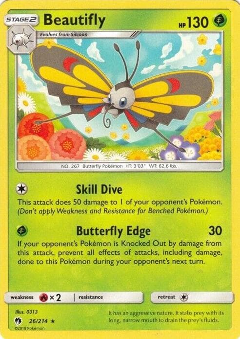 Beautifly trading card