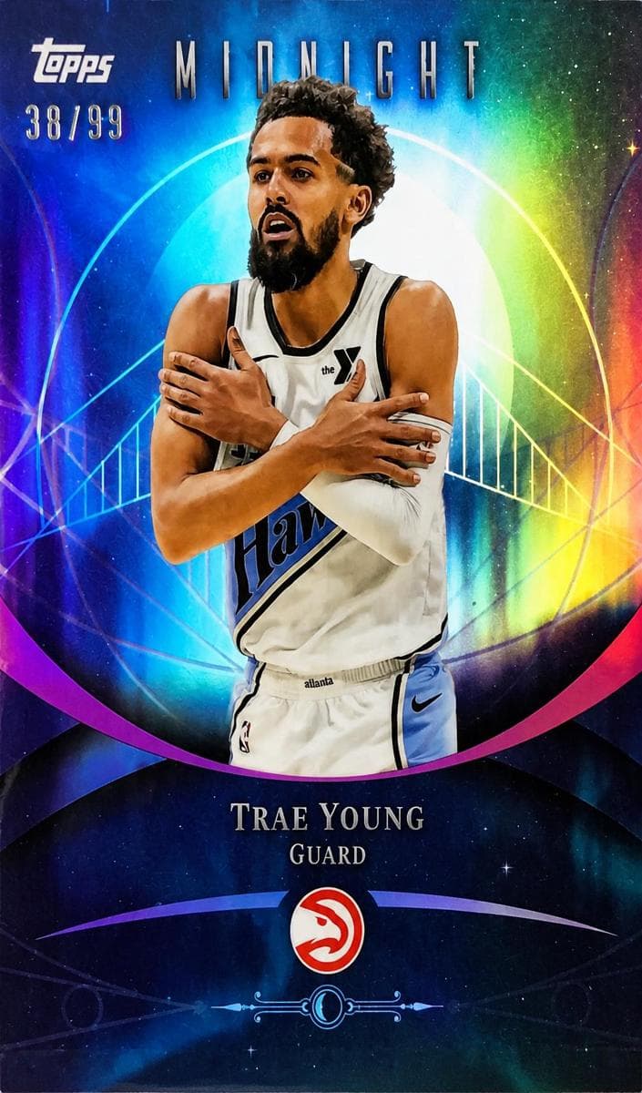 Trae Young 2025 topps Topps Midnight