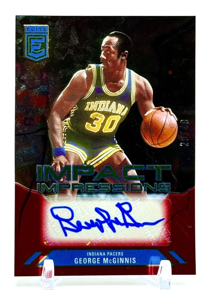 George McGinnis trading card