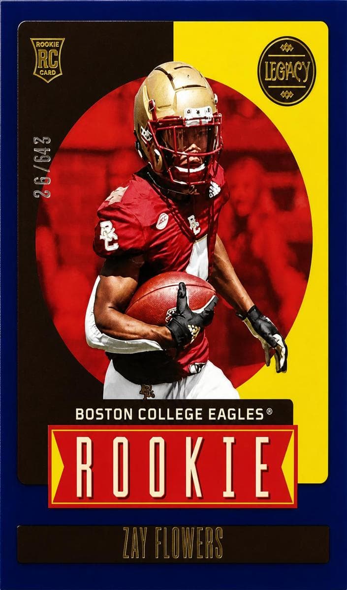 Zay Flowers trading card
