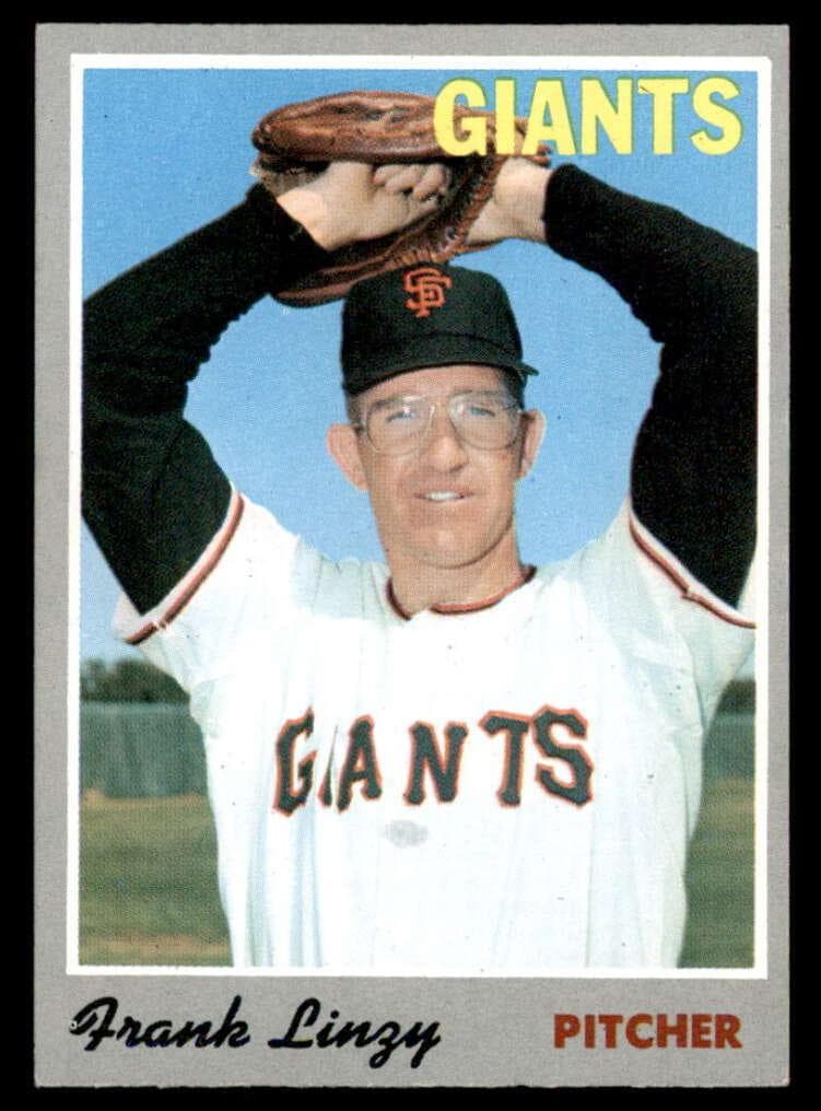 Frank Linzy 1970 topps Topps