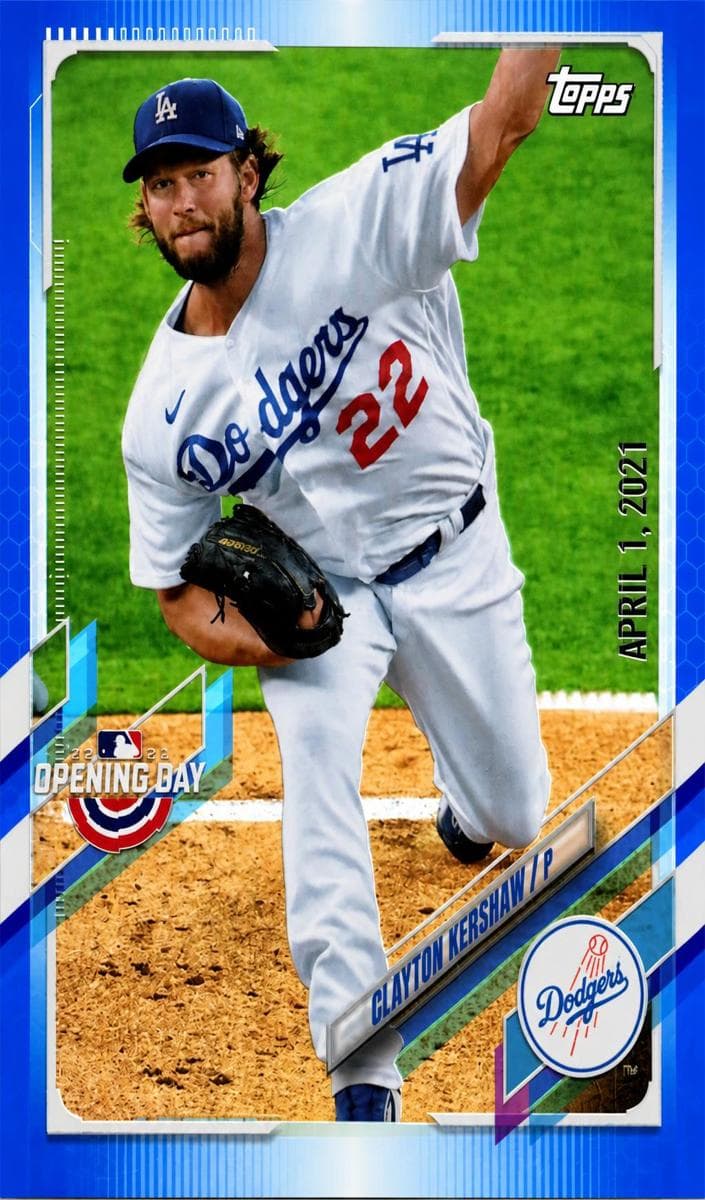 Clayton Kershaw 2021 topps