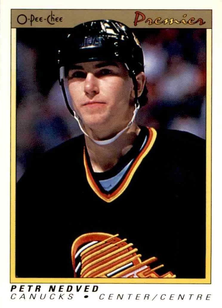 Petr Nedved trading card