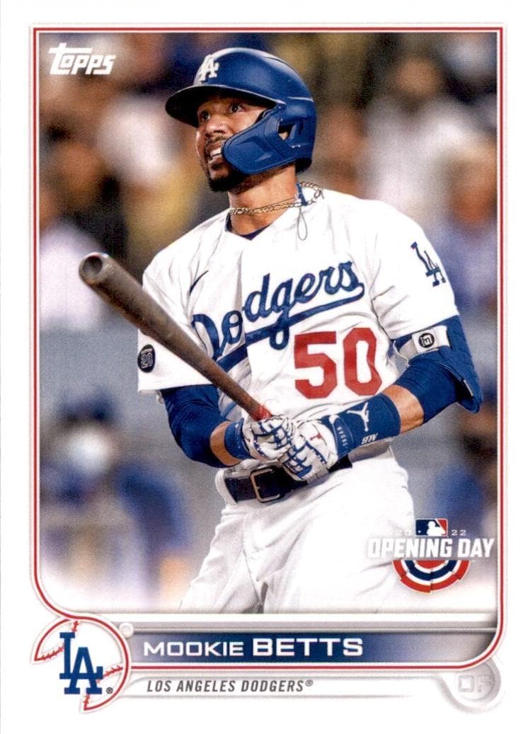 Mookie Betts trading card