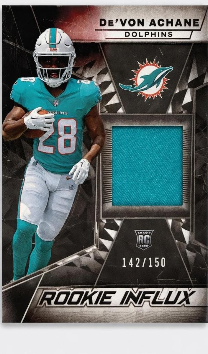 De'Von Achane 2023 panini