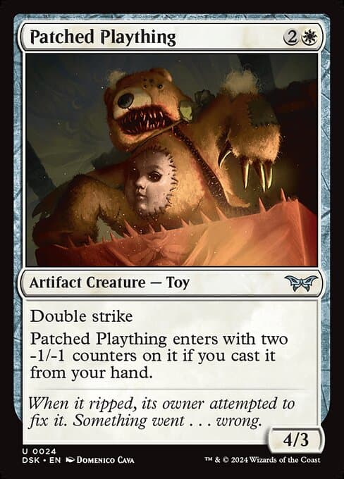 Patched Plaything 2024 Magic: The Gathering Duskmourn: House of Horror