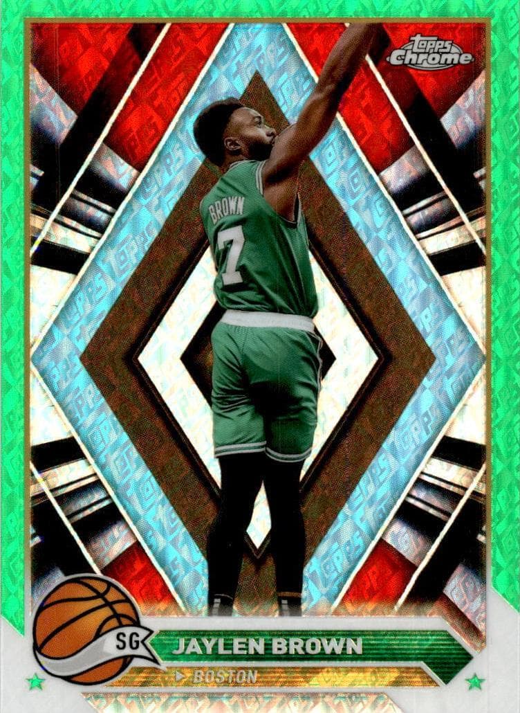 Jaylen Brown 2023 topps Topps Chrome