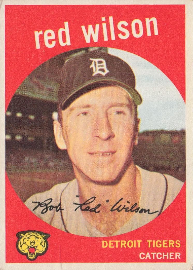 Red Wilson 1959 topps Topps
