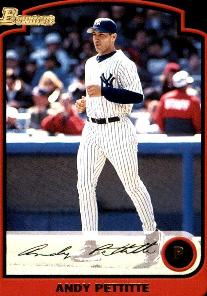 Andy Pettitte trading card