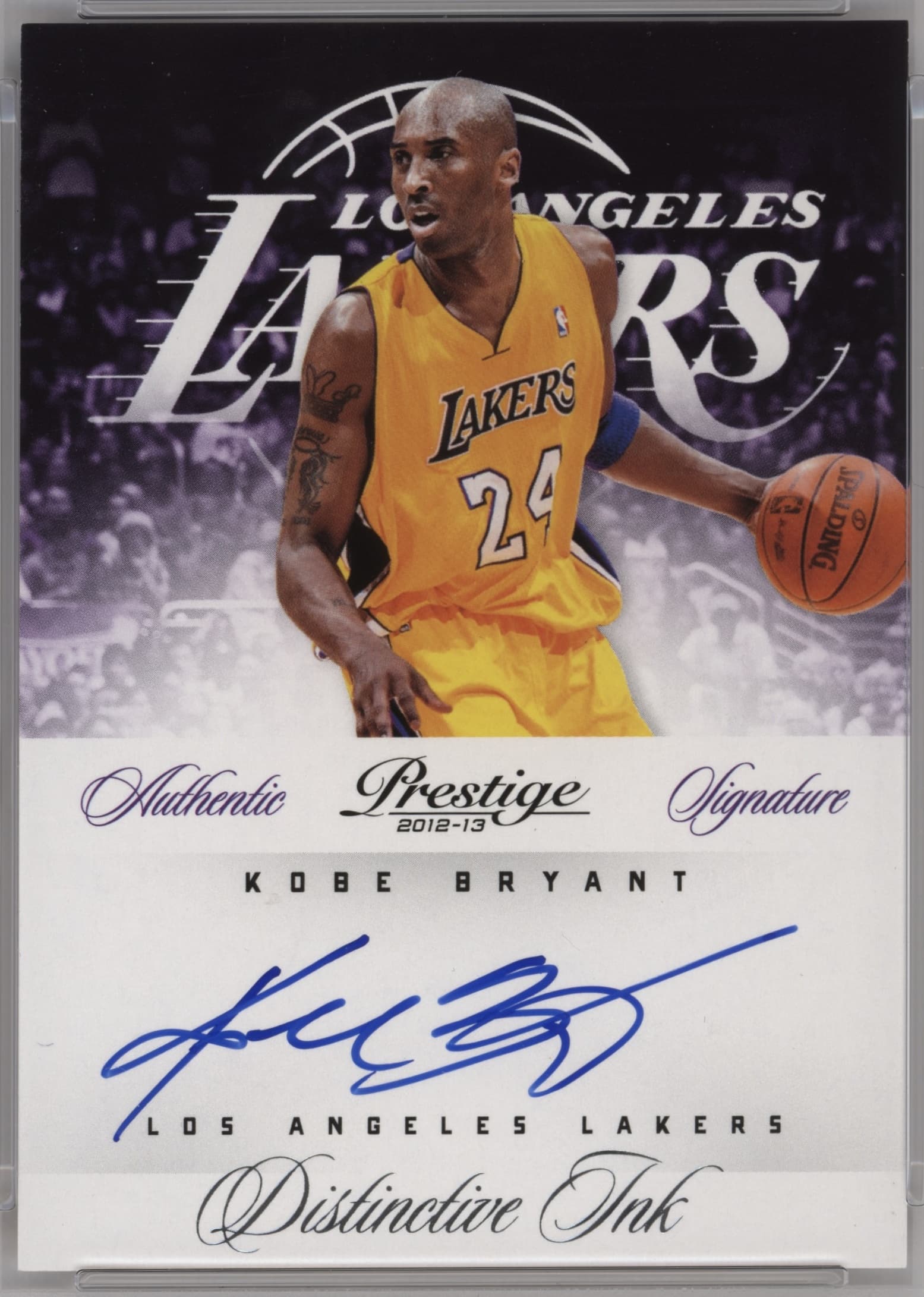 Kobe Bryant 2012 panini