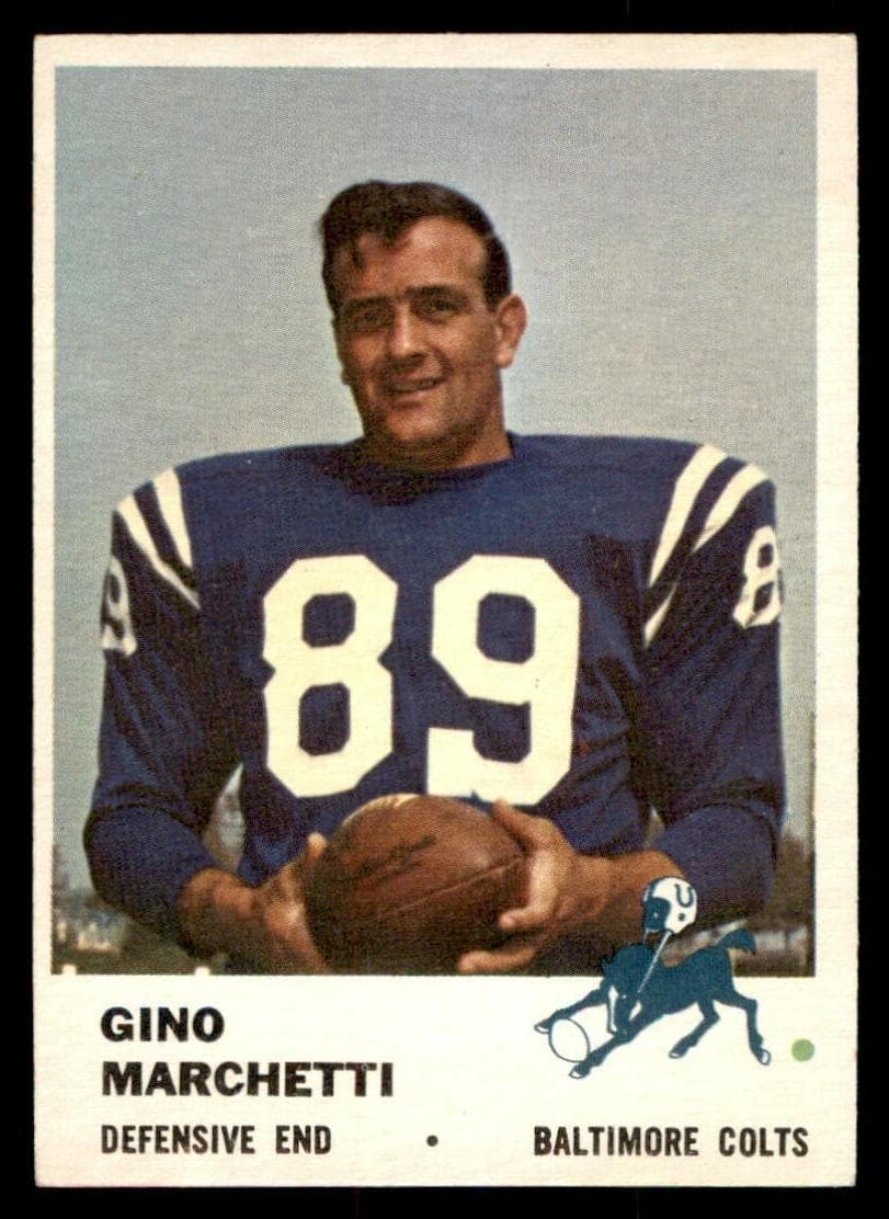 Gino Marchetti 1961 fleer Fleer