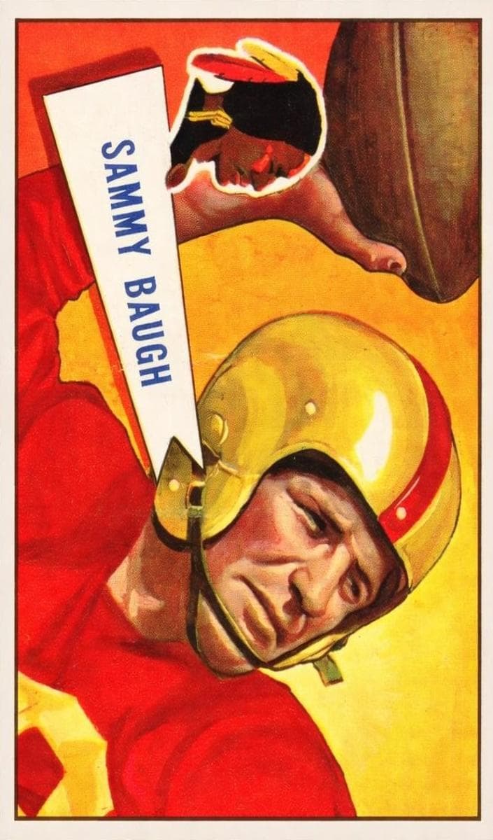 Sammy Baugh 1952 bowman Bowman Large