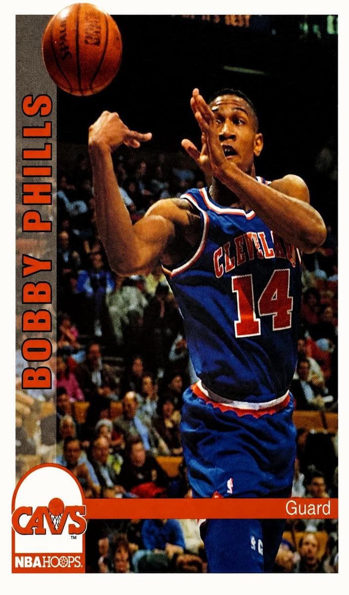 Bobby Phills 1992 panini Hoops