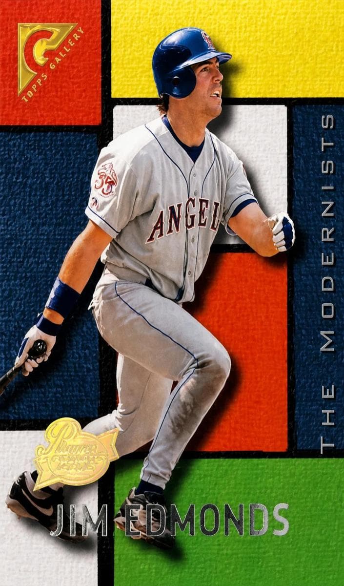 Jim Edmonds 1996 topps Topps Gallery