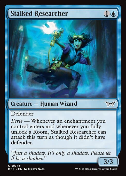 Stalked Researcher 2024 Magic: The Gathering Duskmourn: House of Horror