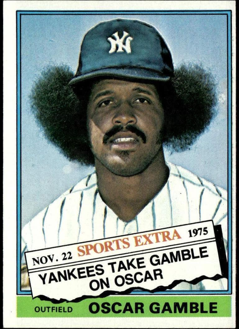Oscar Gamble 1976 topps Traded