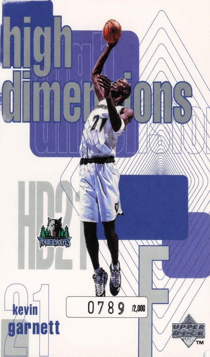 Kevin Garnett 1997 upper-deck Upper Deck