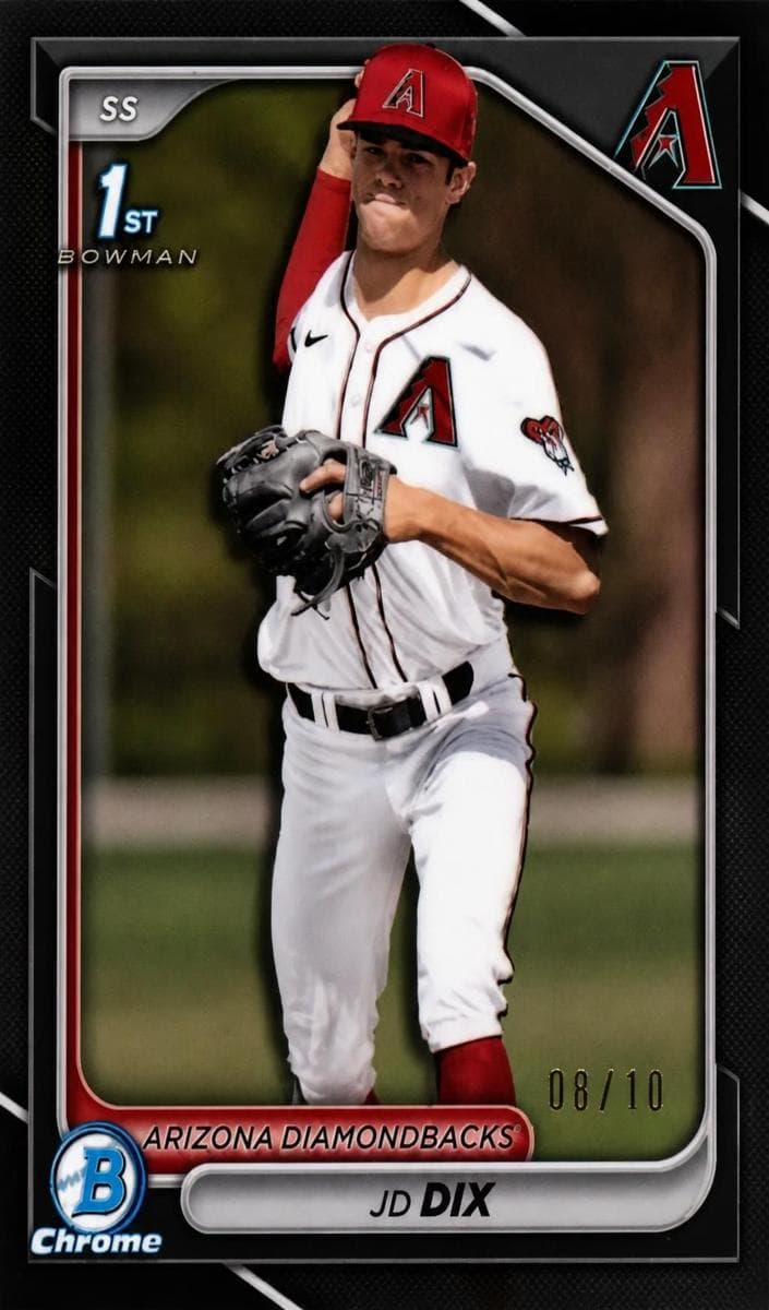 JD Dix 2024 bowman Bowman Draft Chrome