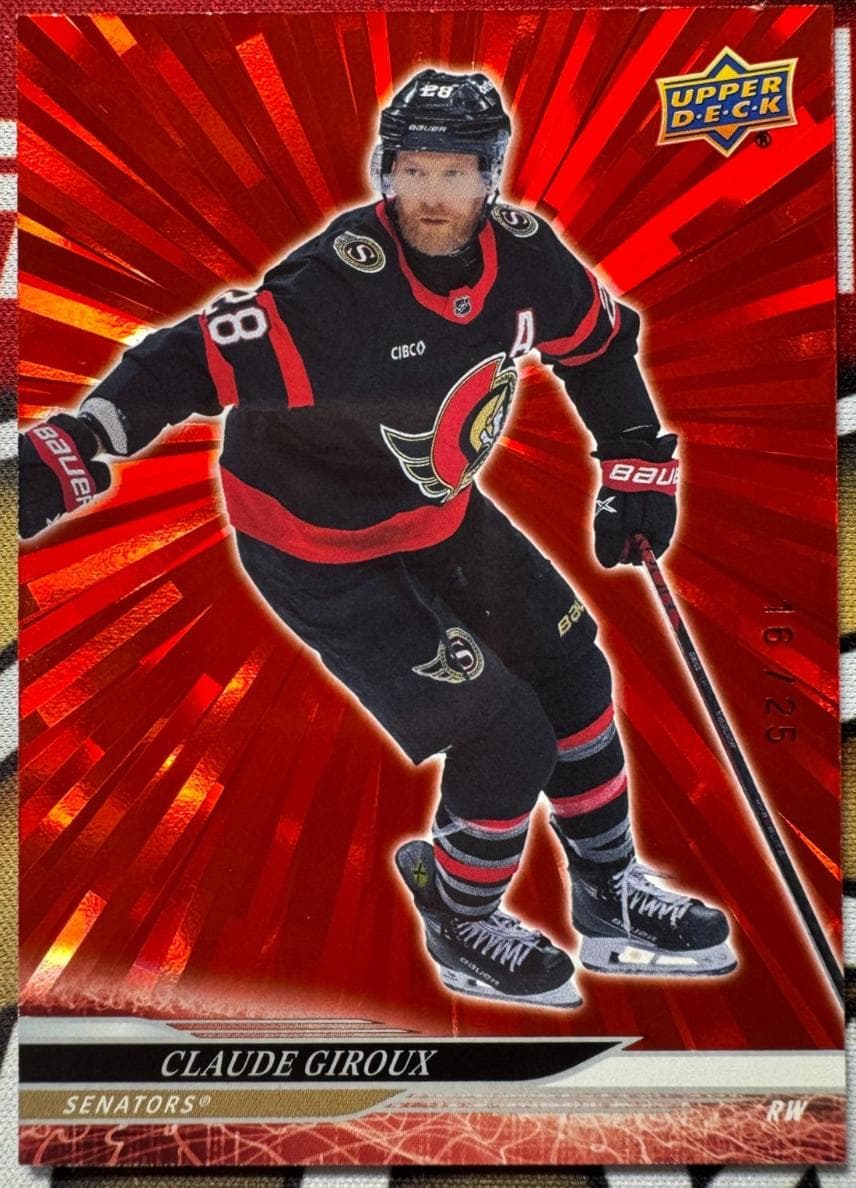Mark Stone trading card