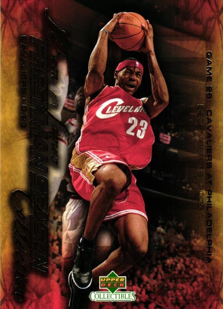 Lebron James 2004 upper-deck Collectibles Lebron James Freshman Season