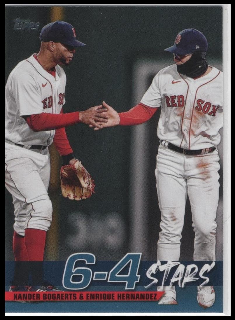 Xander Bogaerts / Enrique Hernandez trading card