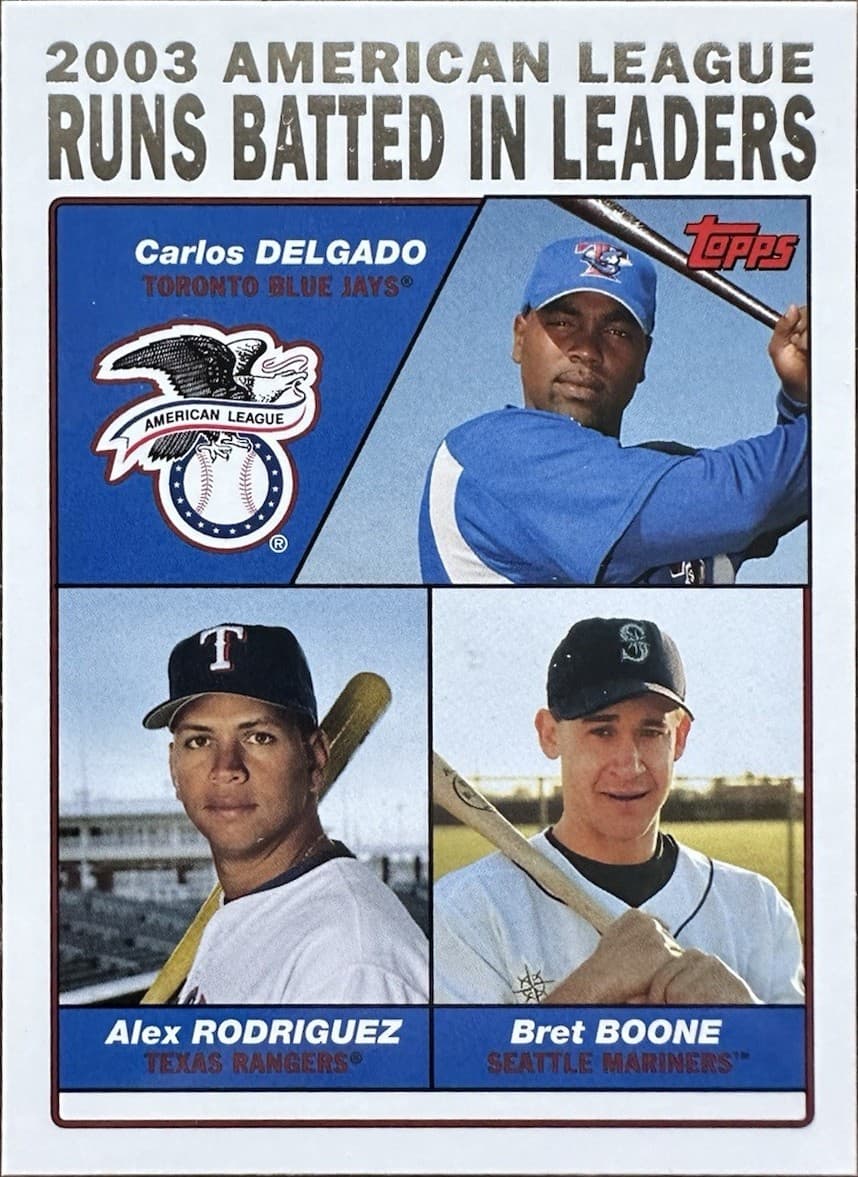 2003 American League Leaders #340