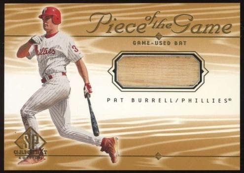 Pat Burrell 2001 unknown SP Game Bat Edition