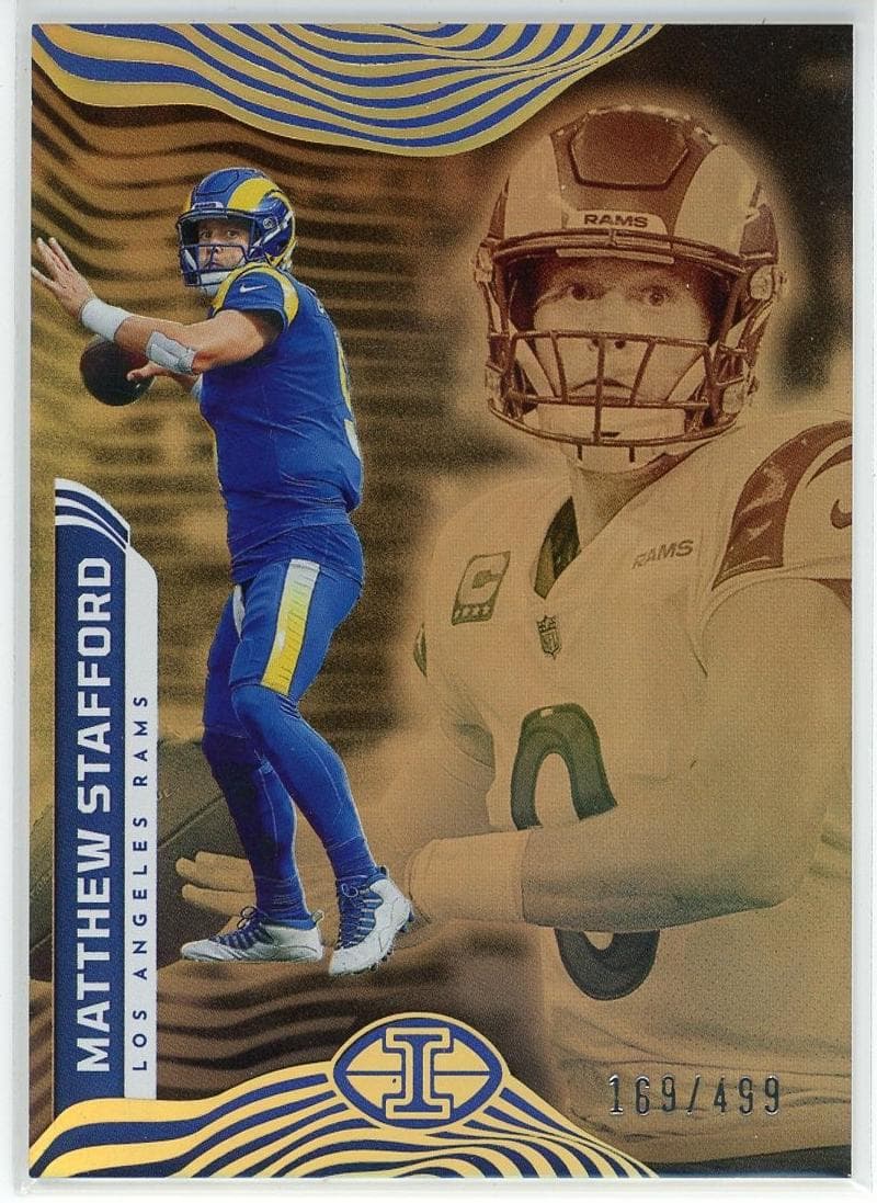 Matthew Stafford 2022 Panini Illusions auto card