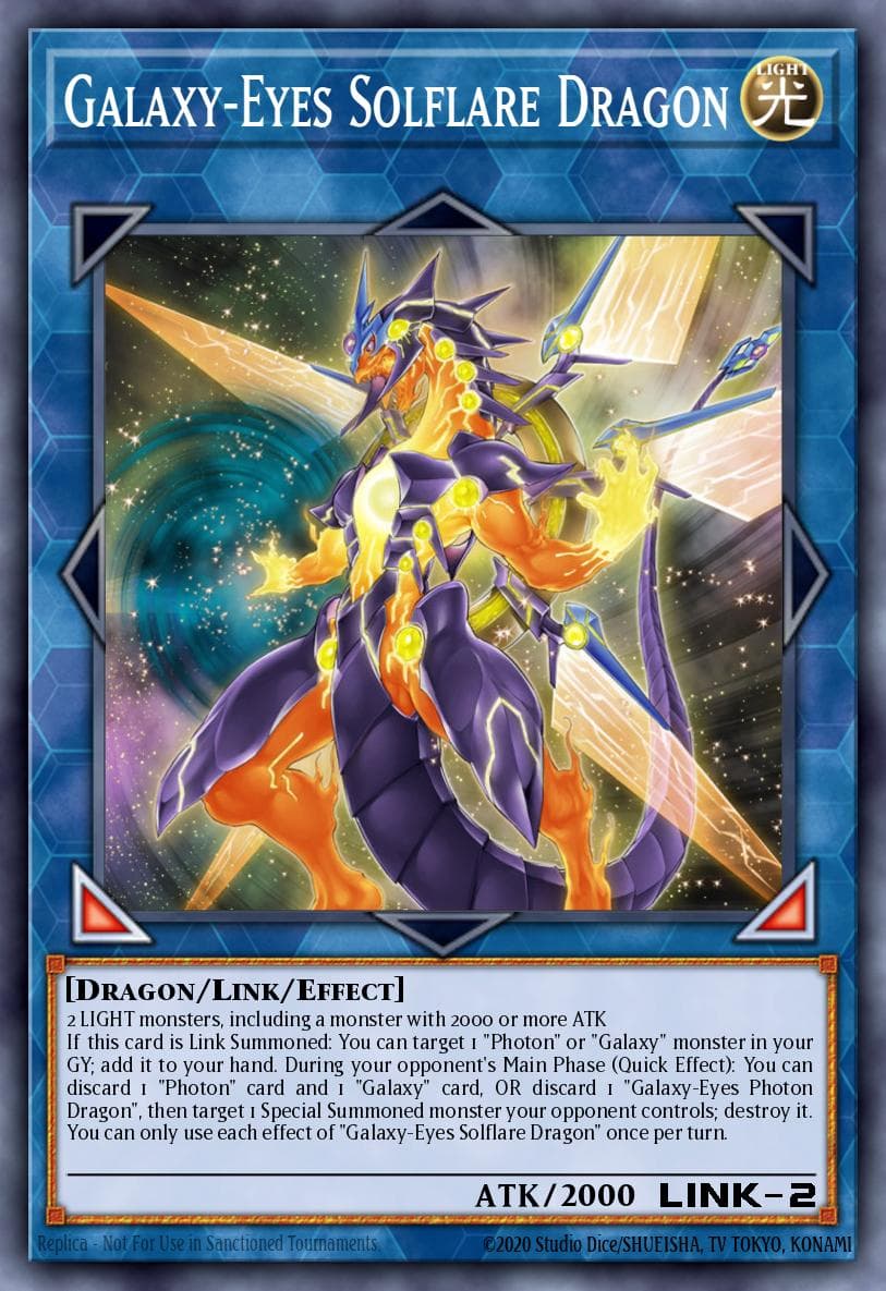 Galaxy-Eyes Solflare Dragon 2018 Yu-Gi-Oh! Soul Fusion