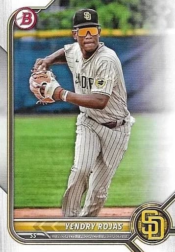 Yendry Rojas 2022 bowman Bowman Draft