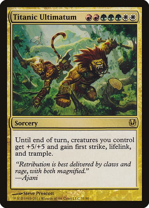 Titanic Ultimatum 2011 Magic: The Gathering