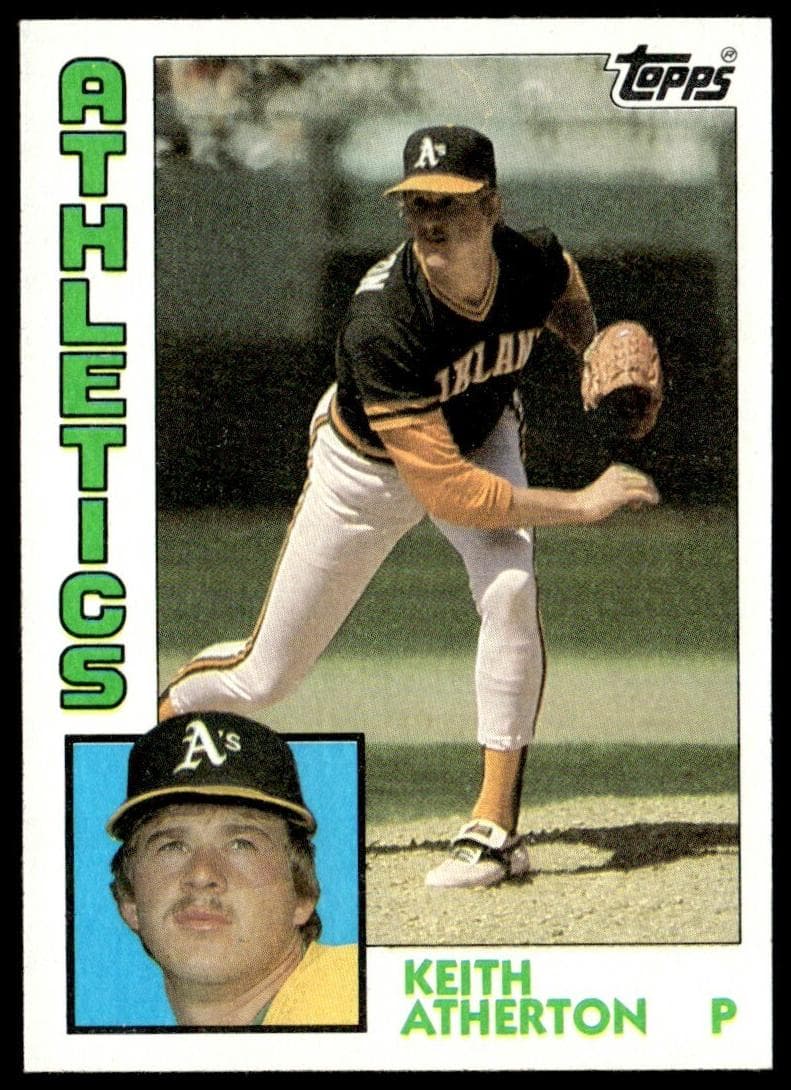 Keith Atherton trading card