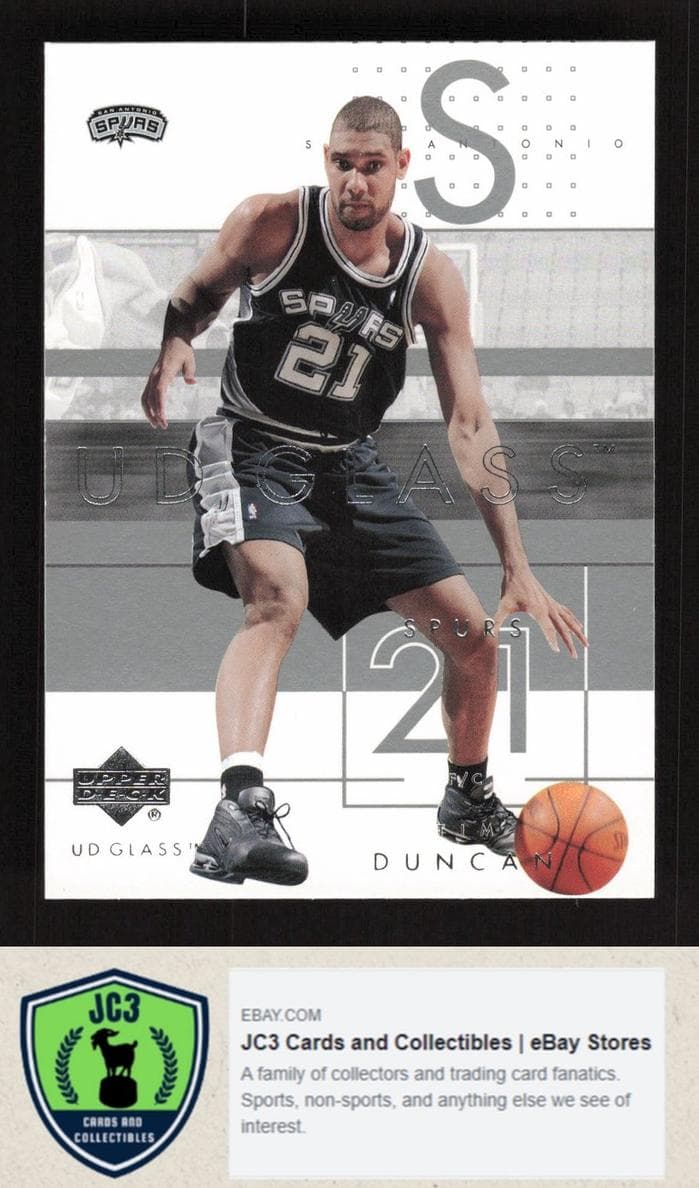 Tim Duncan 2002 upper-deck Glass