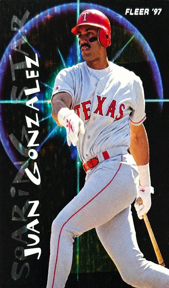 Juan Gonzalez 1997 fleer Fleer