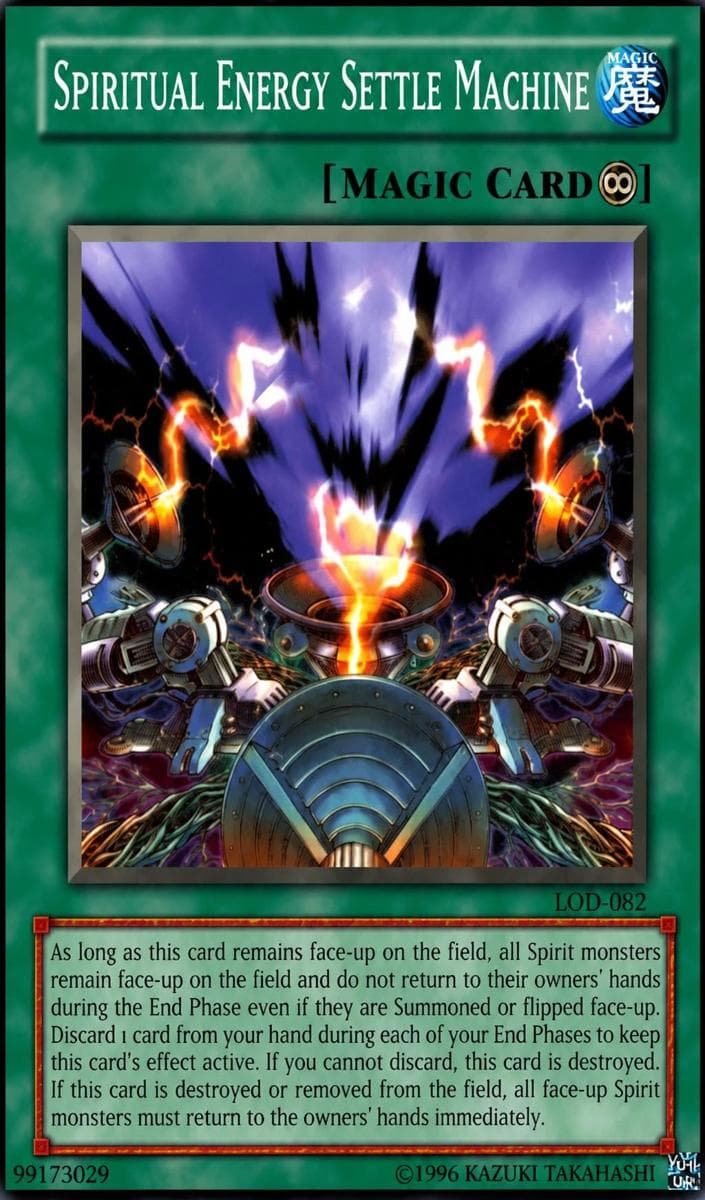 Spiritual Energy Settle Machine 2003 Yu-Gi-Oh!