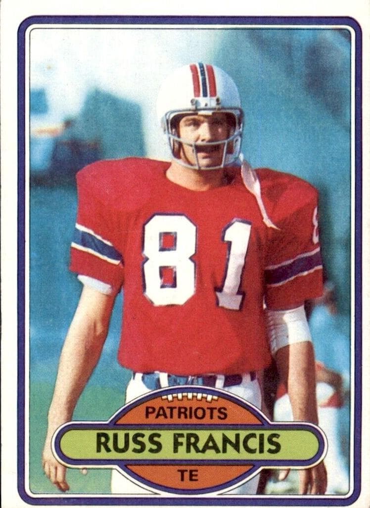 Russ Francis 1980 topps