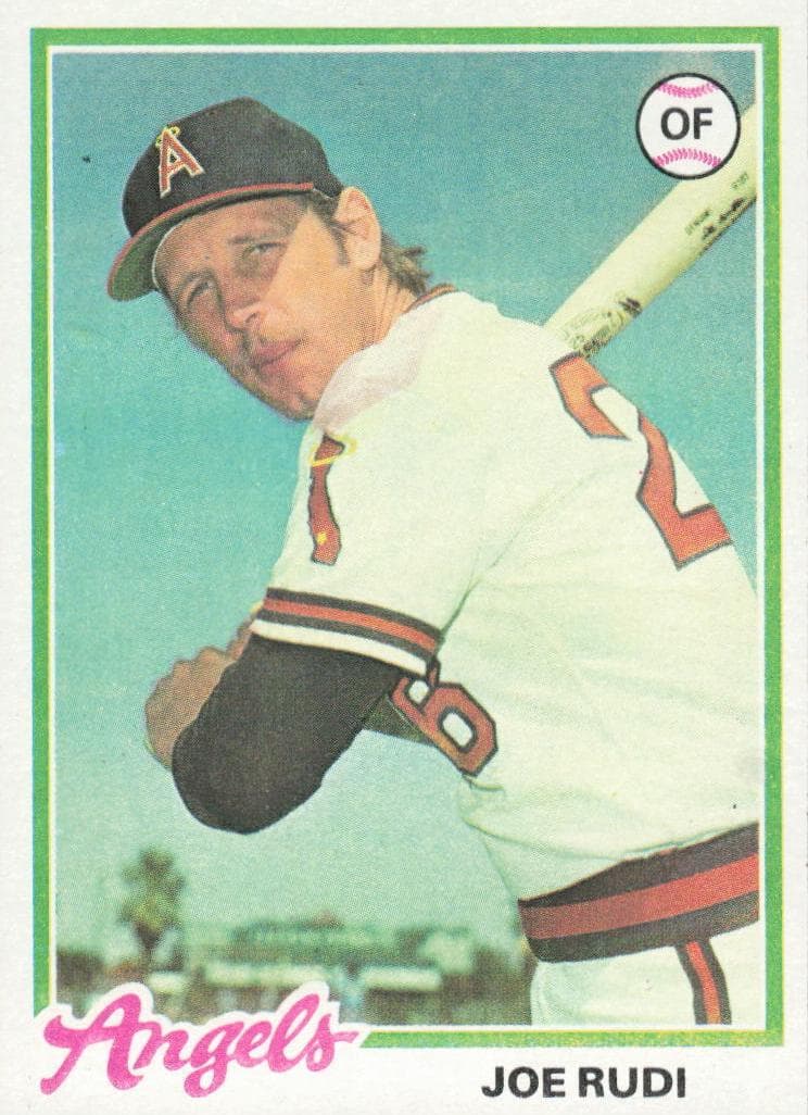 Joe Rudi 1978 topps Topps