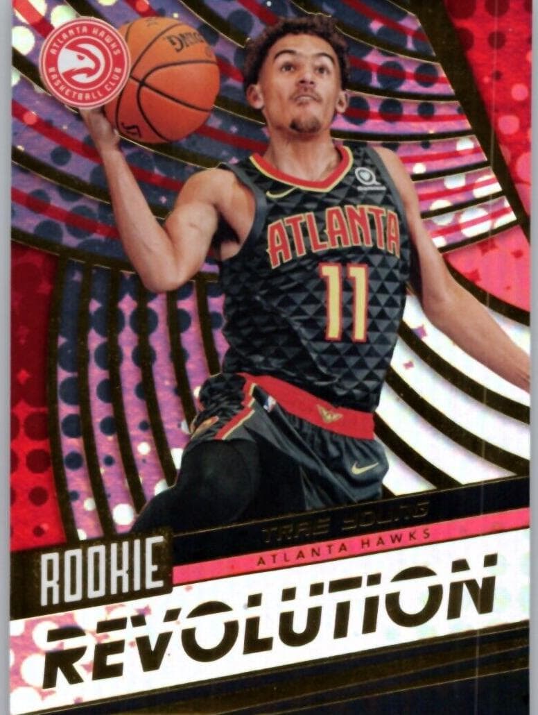Trae Young 2018 panini Revolution Rookie Autographs Basketball Kaleido