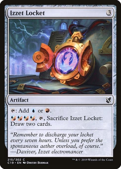 Izzet Locket 2019 Magic: The Gathering Commander 2019