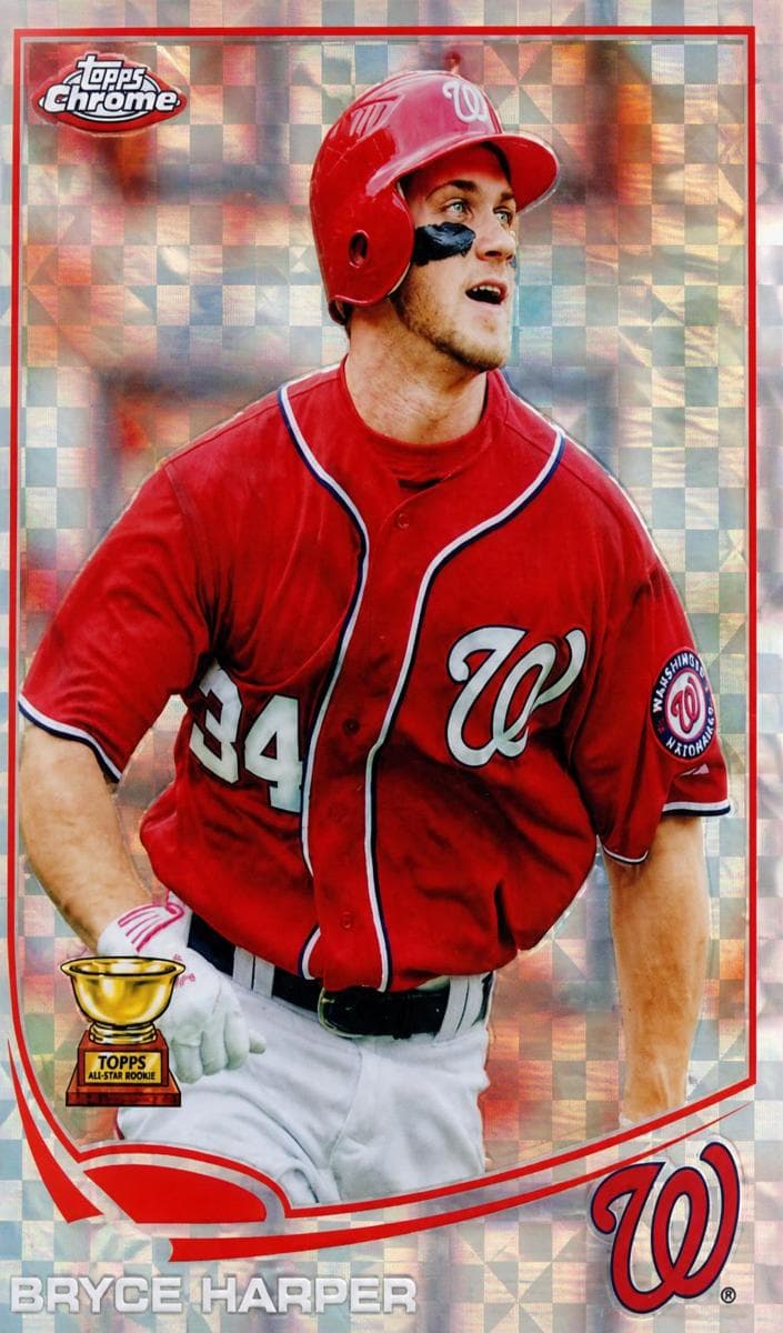 Bryce Harper 2013 topps Topps Chrome