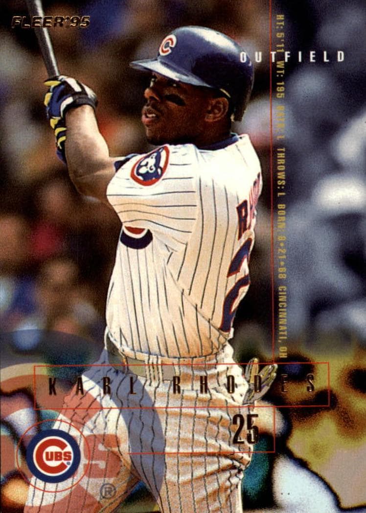 Karl Rhodes 1995 fleer Fleer