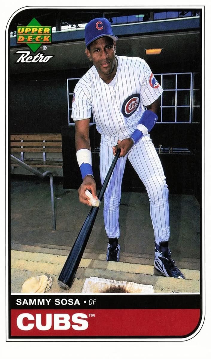 Sammy Sosa 1998 upper-deck Upper Deck Retro
