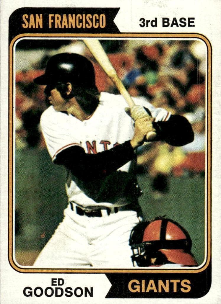 Ed Goodson 1974 topps Topps