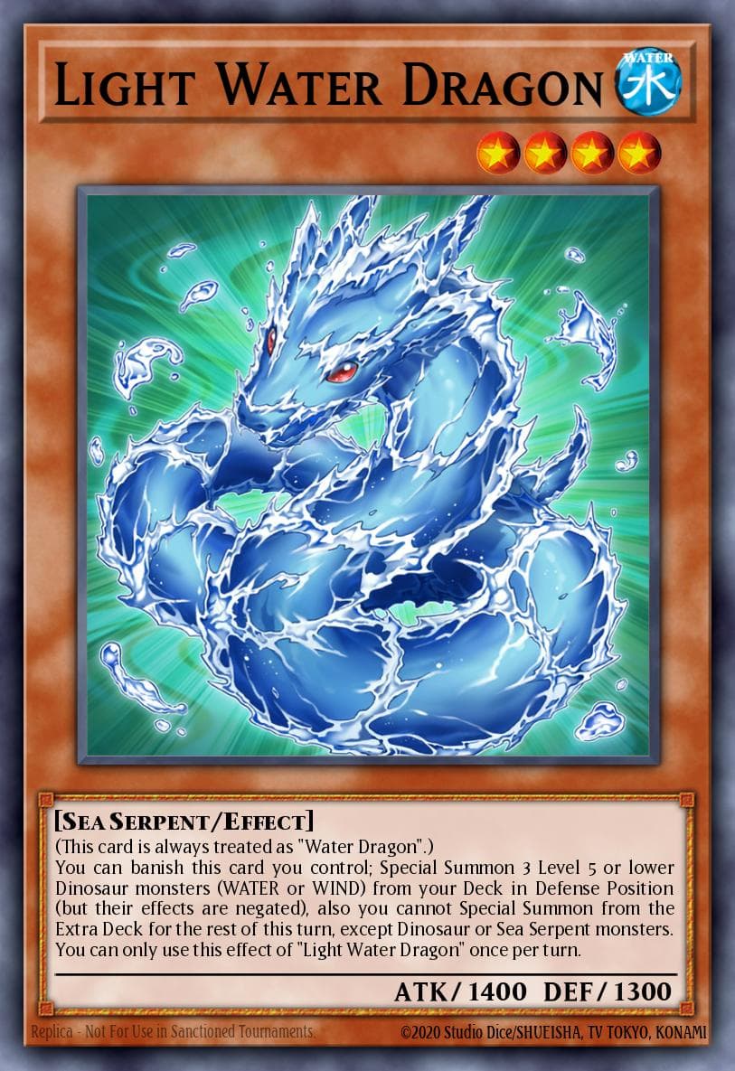 Light Water Dragon 2026 Yu-Gi-Oh! Maze of Muertos