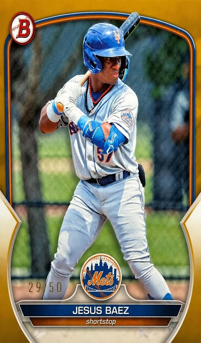 Jesus Baez 2023 bowman Bowman Draft