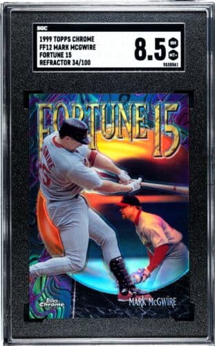 Mark McGwire 1999 topps Topps Chrome