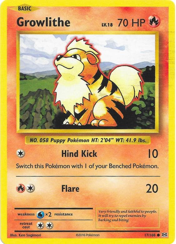 Growlithe #17