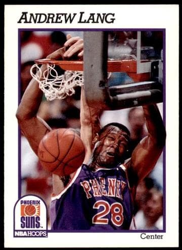 Andrew Lang 1991 panini Hoops