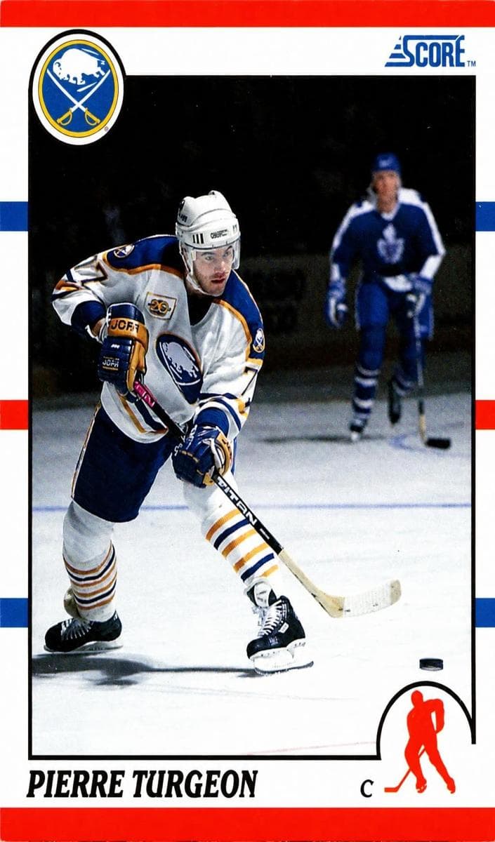 Pierre Turgeon 1990 panini Score (US)