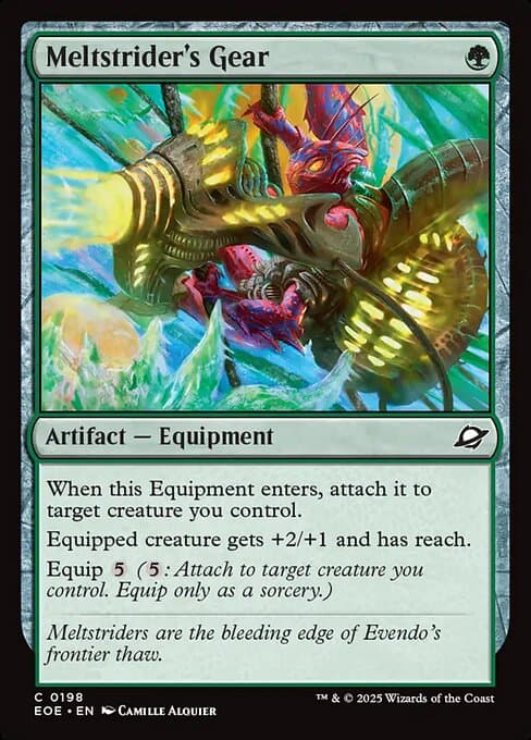 Meltstrider's Gear 2025 Magic: The Gathering Edge of Eternities